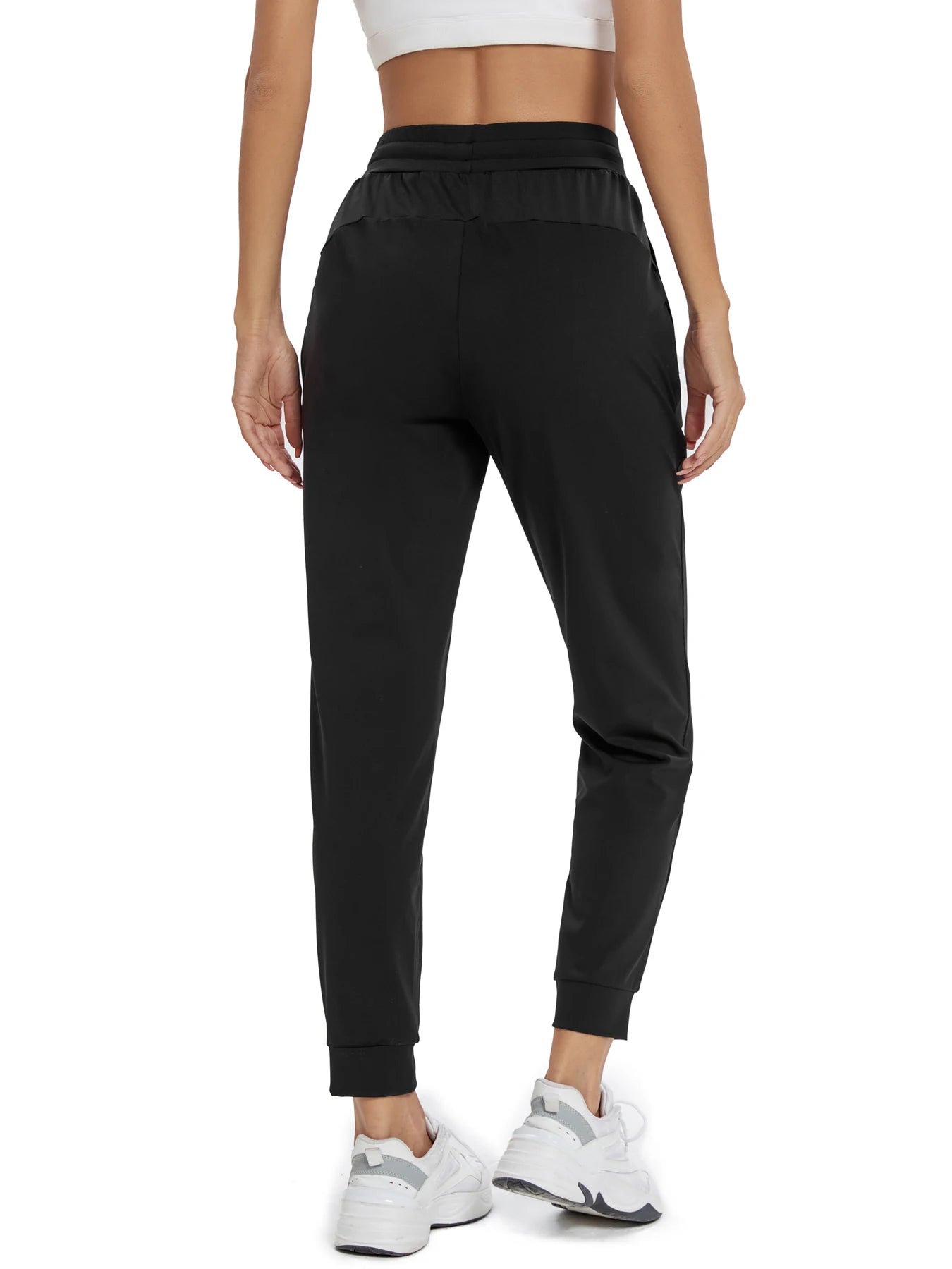 Fujian CN Women's High Waist Joggers With Pockets Yoga Pants