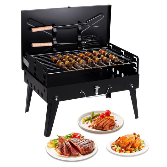Hign-concerned Portable Charcoal Grill Foldable BBQ Outdoor - Mr. Oliver's Market