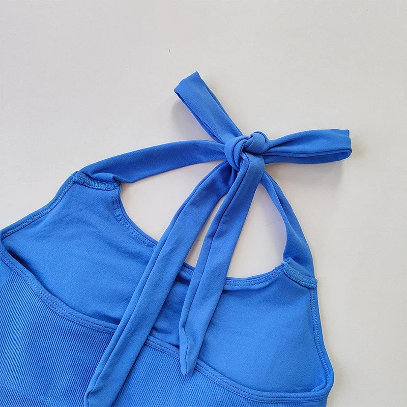 Quick Dry Strapless Sports Bra Women Yoga Crop Top