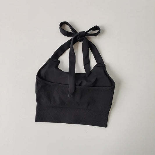 Quick Dry Strapless Sports Bra Women Yoga Crop Top