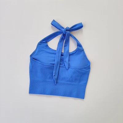 Quick Dry Strapless Sports Bra Women Yoga Crop Top